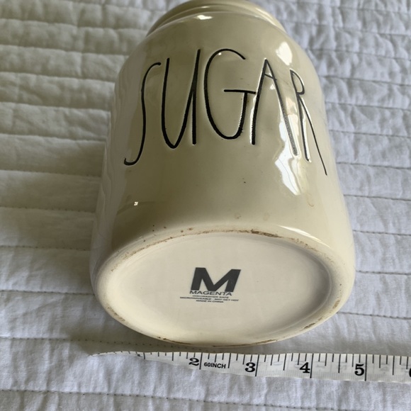 Rae Dunn M STAMP LL SUGAR jar canister - Picture 13 of 14